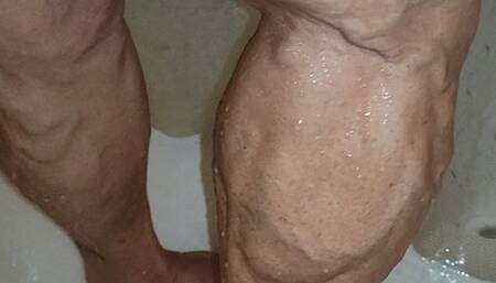 Tempest flexing in shower