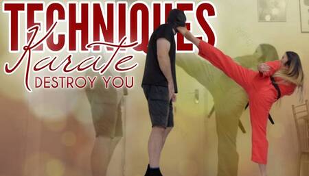 Karate Queen’s Brutal Kicks – Bow Down to My Power