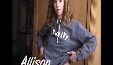 Allison 3 Minute Nude Striptease & Nude Display