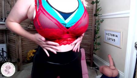 Bimbofication Bra Expansion and Leather Pants
