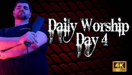 KingMarti : Daily Worship Day Four - Cum Eating Instruction CEI - 4k UHD