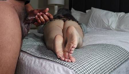 Phoenix Stacy Glitter Toes and Cum Covered Soles