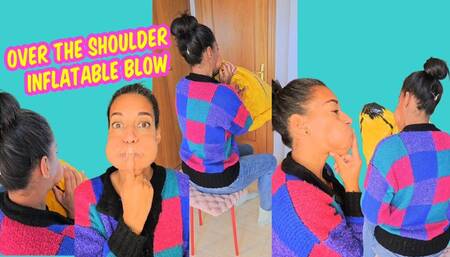 Over the shoulder inflatable blow