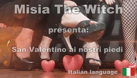 Miss Misia, Miss Elly Molly, Daria Domina: A fetish Valentine at our feet - San Valentino fetish ai nostri piedi