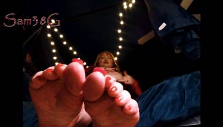 Happy Valentine's Day BBW Feet Fetish with Sexy Milf Samantha 38g