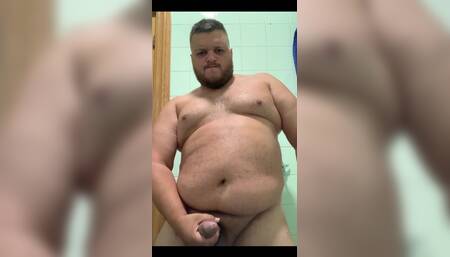 Playing with My Dick for a While in the Bathroom