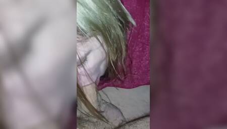 Homemade Amateur Cheating Wife Sucks Big Dick and Gets Massive Cum in Mouth Swallows Every Drop