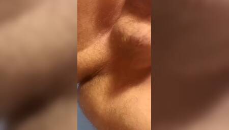 He Cums 2 Times with a Glass Dildo in His Ass!