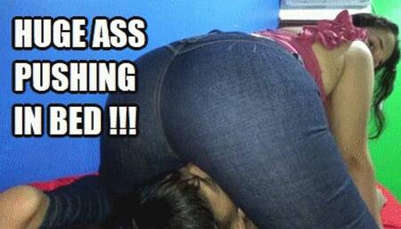 FACE SITTING 250117KSA2 JUDY BEING GENTLE WITH HIS FACE ON BED WHILE CURSHING A FACE + FREE SURPRISE SHOW (LOWDEF SD MP4 VERSION)