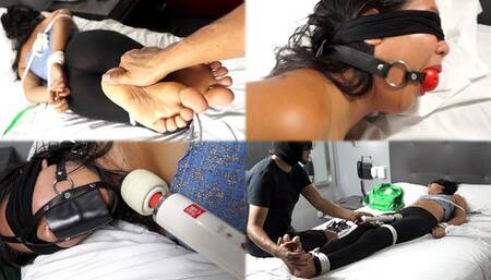 Tight and good vibes for helpless Jasmin in her first time with the magic wand! - MOV