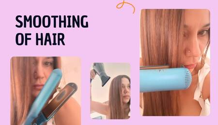 Smoothing of hair