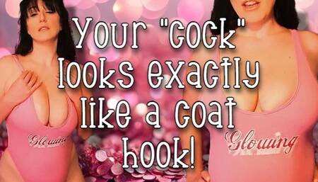 Your "cock" looks exactly like a coat hook!