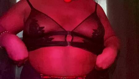 Switchy Ebony Goddess Dance, BDSM Striptease, & Dildo Riding