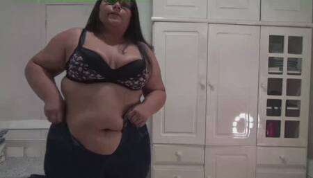 Try on Outgrown Clothes