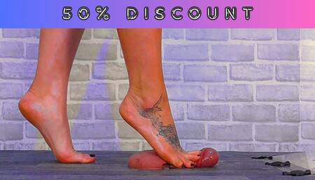 Trample Disco 1: Cum Under My Bare Feet As I Dance On Your Cock & Balls - Ultimate Bundle - 50% DISCOUNT - A136ULT