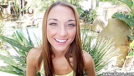 Marry Lynn - Petite Brunette Fucked By 12 Inches Of