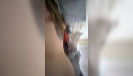 POV Blowjob Before Getting Bent Over and Fucked