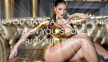 If you have a small penis then you should suck big dicks 8 min