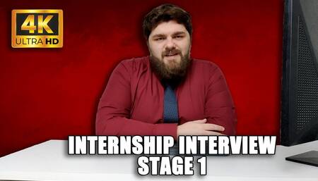KingMarti: Internship Interview Stage 1 4k UHD - JOI - Jerk Off Instruction