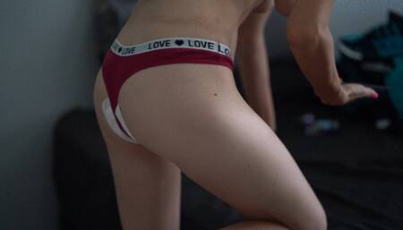 Pink Thong and Maxipad