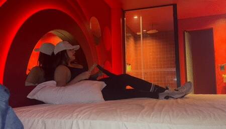 Mistress angel after training asked the maid to get water and was not very pleased with what she received