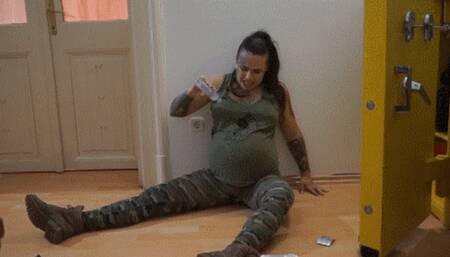 COMMANDO GIRL IN BIG TROUBLE-I GIVE BIRTH TO A DEMON!