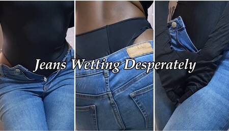 Rowanie Desperately trying Not to Piss her tight jeans