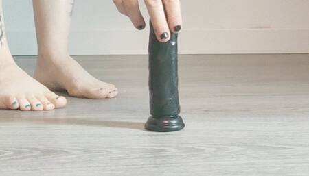 Playing with your stupid cock