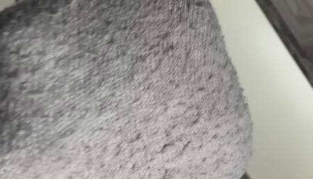 Gym Giantess Sock Removal