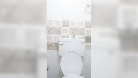 Indian Couple in Bathroom