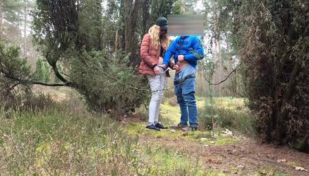 My First Outdoor Fuck with Facial Insemination