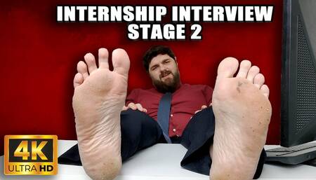 KingMarti: Internship Interview Stage 2 4k UHD Foot Worship