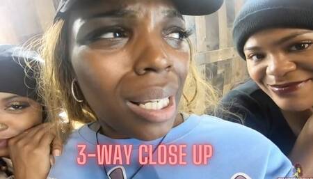 Giantess Crew – Princess J – VEE- MIRANDHA – 3- Way Close up