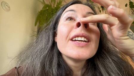 clears her snotty nose mov av3