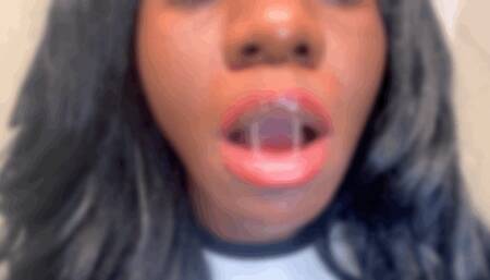 Red and Black Sticky Lips