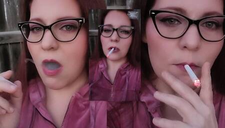 Smoking at Sunset with Scarlett