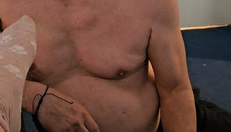 Luca is licking Keeta's feet again