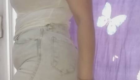 Boots and jeans look