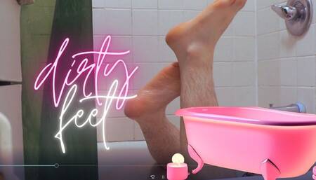 Valentine's Day Messy Foot Bath