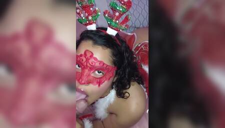 Xmas Anal Sex with a Brazilian Hot Girl