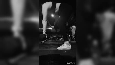 Anna Is Training in the Gym