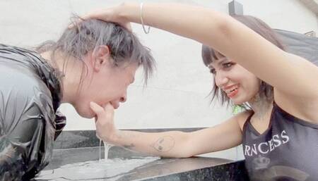 SUFFER WITH MY HAND FUCKING YOUR THROAT - BY BABE - CLIP 3