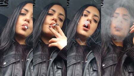 Filling my car with smoke