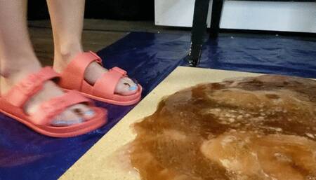 Lee Lynn Stuck in Sticky Birkenstocks