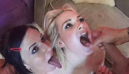 Double Trouble, Siri & Ashli Seduce Porno Dan & Friends!