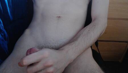 Skinny College Freshman Masturbates Solo in College Dorm