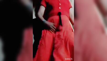 Desi Woman Rubbing Her Hot Sexy Body