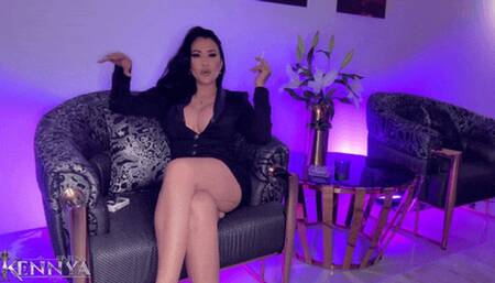 A fetish Valentine date with Mistress Kennya