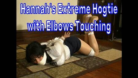Hannah’s Extreme Hogtie with Elbows Touching