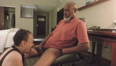 "No Script" but a mature couple having real sex as they stopped in a hotel room while on vacation